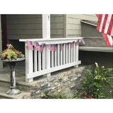American Flag Fabric Pennant Banner: Patriotic Party Decorations for 4th July, Memorial Day