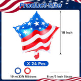 American Flag Star Foil Balloons Patriotic 4th Of July Memorial Day Party Decorations
