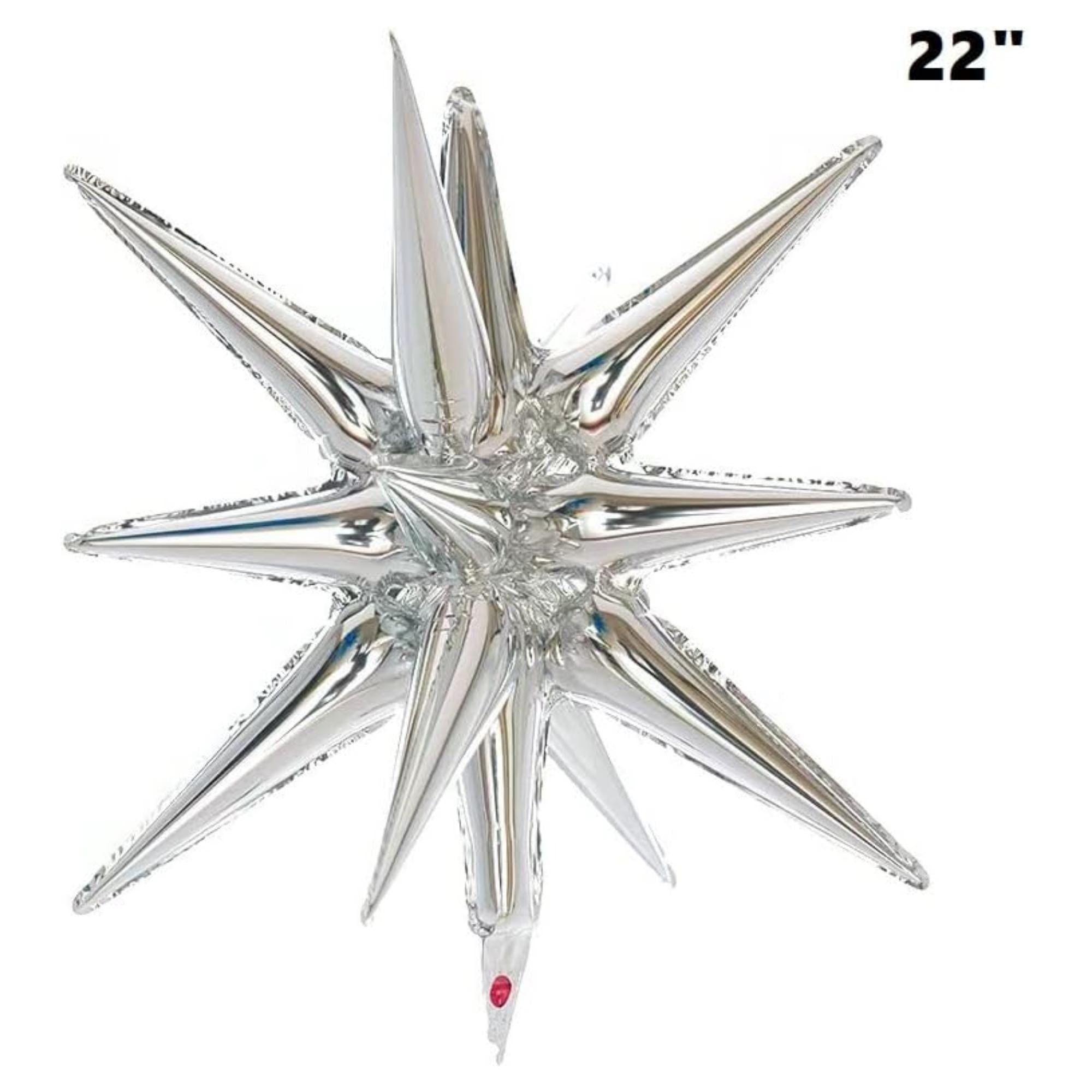 Patriotic Starburst Foil Balloons Red White Blue 4th Of July Party Decorations