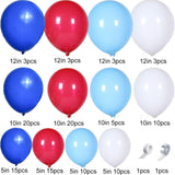 Patriotic Balloon Garland Arch Red White Blue 4th Of July Party Decorations