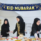 Large Eid Mubarak Yard Banner Outdoor Eid UL Adha Party Decorations