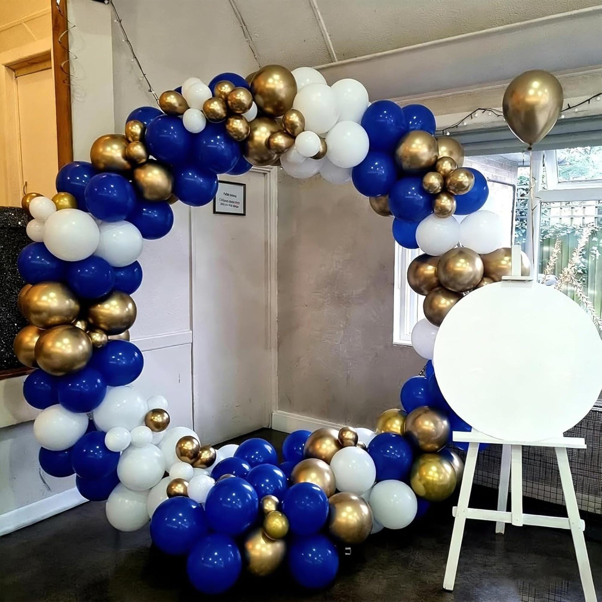 Eid ul Adha Balloons | Blue Gold White Confetti Party Decor Set