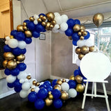 Eid ul Adha Balloons | Blue Gold White Confetti Party Decor Set