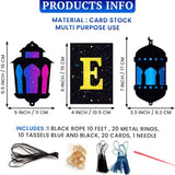 Extra Large Eid Mubarak Banner Lantern Tassel Islamic Party Decorations