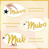 Gold Glitter Eid Mubarak Banner for Party Decorations, Islamic Home Decor
