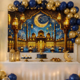 Eid Ul Adha Backdrop Crescent Moon Mosque Islamic Party Decorations
