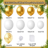 White Gold Balloon Arch Kit: Eid Ul Adha Party Garland Decorations