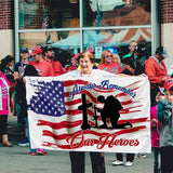 Memorial Day Garden Flag | Double Sided Patriotic Heroes Tribute (3x5)