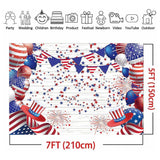 Patriotic Balloons Photography Backdrop | 4th of July Party Decor (7x5 Ft)