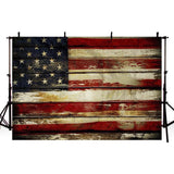 Distressed USA Flag Photography Backdrop | 7x5 Ft Patriotic Party Banner