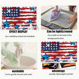 Graffiti American Flag Backdrop | Retro 4th of July Stars & Stripes Party Banner