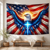 Patriotic Eagle American Flag Banner | Independence Day Holiday Party Decor