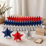 Patriotic Glitter Star Centerpieces | 4th of July Table Decor (45 Pcs)