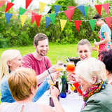 500PCS Colorful Pennant Banner Flags 820FT Triangle Bunting Garland Party Decorations