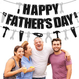 Happy Father's Day Banner: "We Love Dad" Garland, Tool Decorations