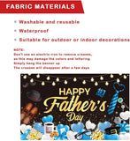 Happy Father's Day Backdrop Banner: "Dad Ever" Party Decoration (180x110cm)