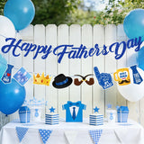 Happy Father's Day Pre-Strung Banner No DIY Party Decorations for Indoor Outdoor Celebration