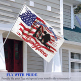 Memorial Day Garden Flag | Double Sided Patriotic Heroes Tribute (3x5)