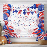 Patriotic Balloons Photography Backdrop | 4th of July Party Decor (7x5 Ft)