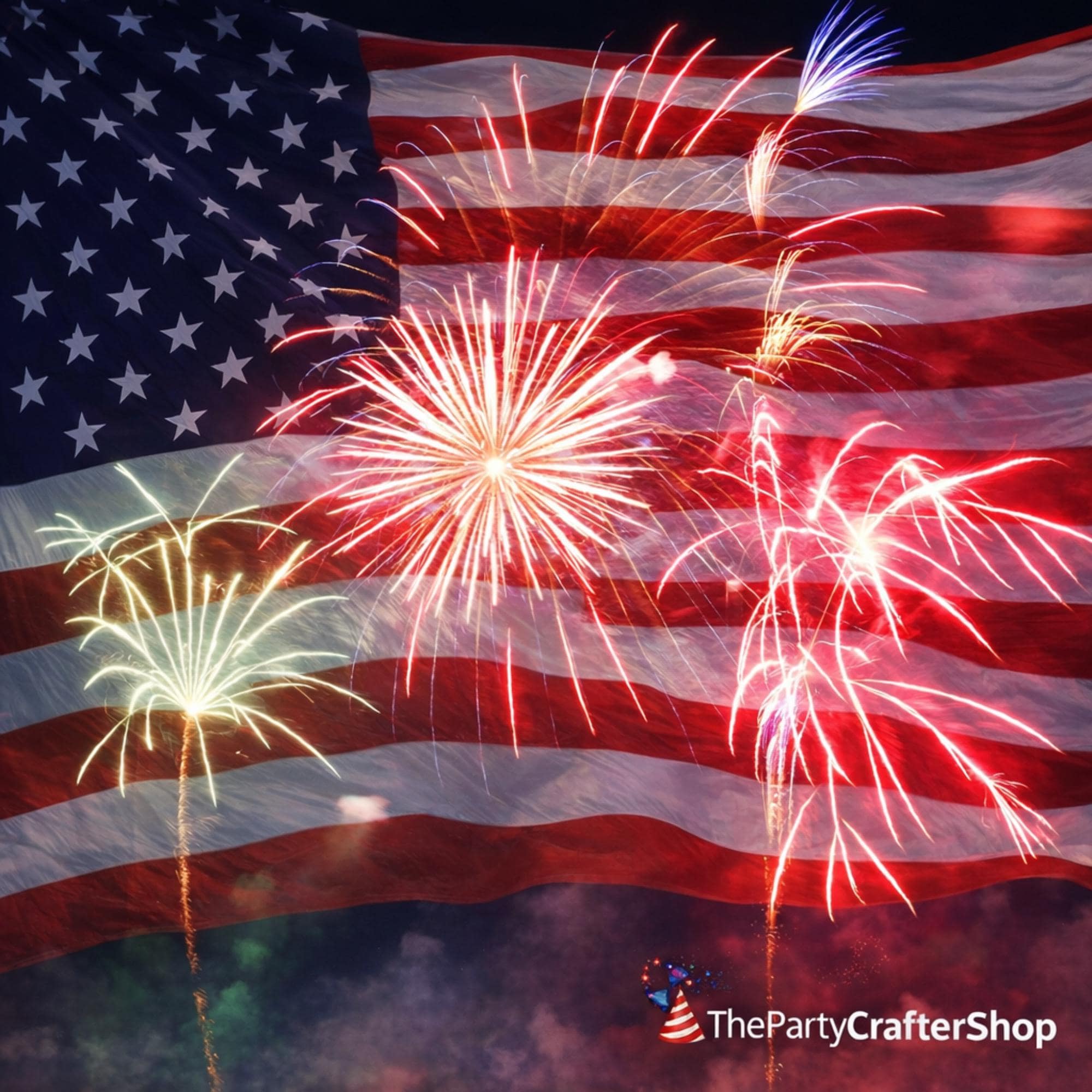 American Flag Photography Backdrop 7x5 Ft | 4th of July Independence Day Party Decor | Memorial Day Events