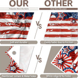 American Flag Photography Backdrop | Patriotic 4th of July Party Banner