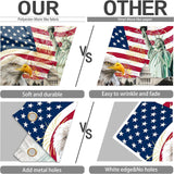 Large American Flag Backdrop 7x5 Ft | Independence Day Patriotic Photo Banner | 4th of July Party Decor