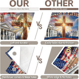 America 250th Anniversary Backdrop | Patriotic Flag Photo Banner (72x43 Inch)