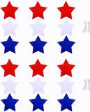 Felt Star Garland: Red, White, Blue Patriotic Banner for 4th of July Decorations