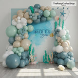 Under the Sea Balloon Garland Arch Kit: Ocean Theme Party Decorations