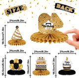 Happy 40th Birthday Honeycomb Centerpieces Cheers to 40 Years Table Decorations Party Supplies