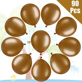 100PCS Tropical Palm Tree Balloon Set Coconut Leaves Luau Party Decorations Birthday Baby Shower