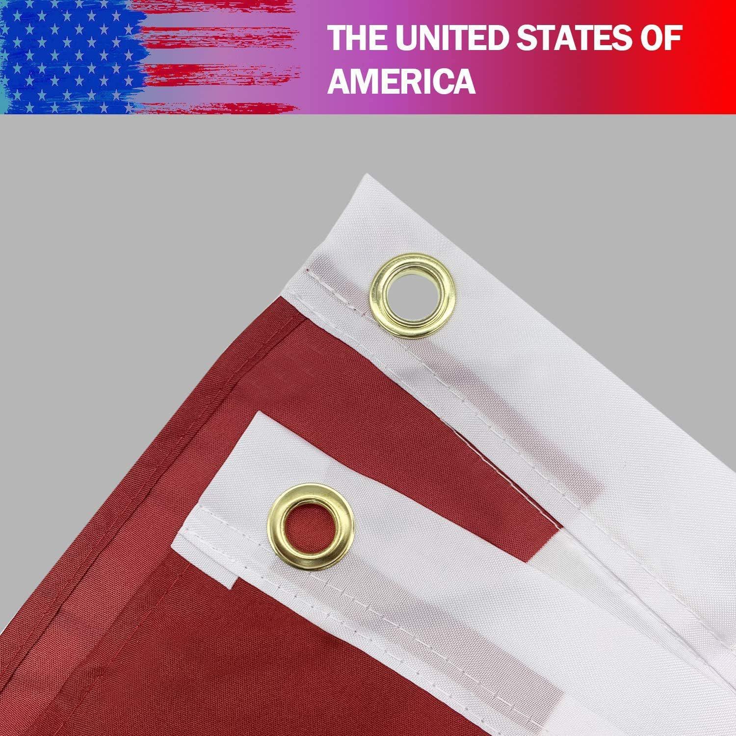 American Flag Bunting Patriotic Pleated Fan Flag USA Outdoor Presidents Day Set 10
