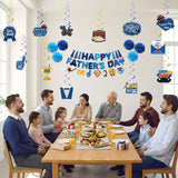 31PCS Happy Father's Day Decorations Set Banner Hanging Party Supplies for Home Celebration