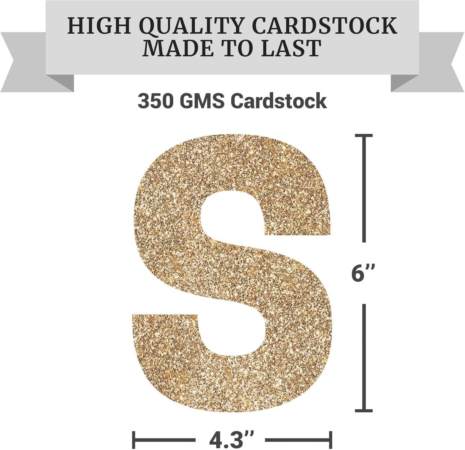 Gold Glitter Happy Father's Day Banner Dad Ever Party Decoration