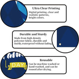 Happy Father's Day Blue Backdrop Banner Party Decorations Photo Background for Dad Celebration