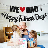 We Love Dad Banner: Happy Father's Day Garland, Dad Ever Party Decorations