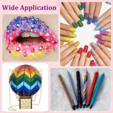 34000PCS Resin Jelly Rhinestones Kit 3mm Flatback Gems with B7000 Glue for Crafts Nail Art