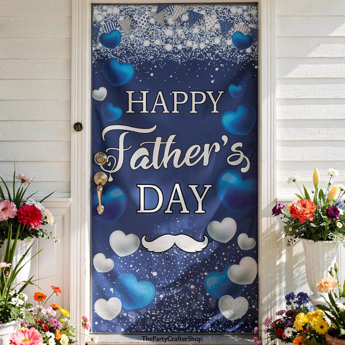 Happy Father's Day Door Cover Banner Dad Ever Backdrop Decoration