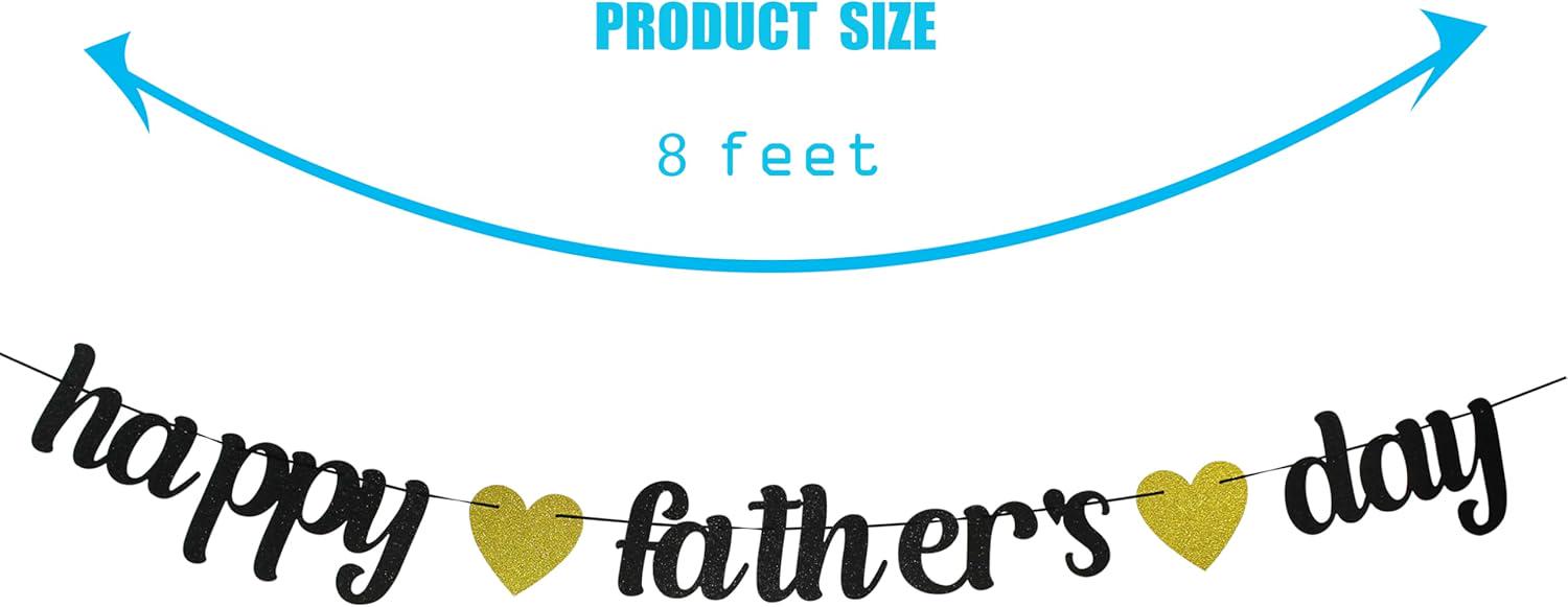 Happy Father's Day Dad Ever Banner, Bunting Garland, Photo Prop Decoration