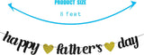 Happy Father's Day Dad Ever Banner, Bunting Garland, Photo Prop Decoration