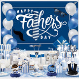 Large Happy Father's Day Backdrop Banner Party Decorations Photography Background for Home Celebration