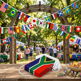 2026 World Cup 48 Countries Flag Banner String: Soccer Party Decorations, Football Garland