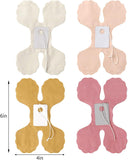 Pink Peach Gold Streamer Garland | Four Leaf Clover Paper Banner | Bridal Shower Decor