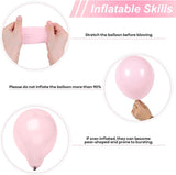 Pink Orange Balloons | 12 Inch Sunset Coral, Hot Pink Party Decor