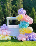 Pastel Rainbow Balloon Arch Kit | Macaron Garland, Baby Shower, Unicorn Party Decor