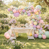 Pastel Garden Balloon Arch Kit | Girls Birthday, Tea Party, Baby Shower Decor