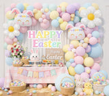 Pastel Easter Balloon Arch Kit | Bunny Daisy Garden Party Decor