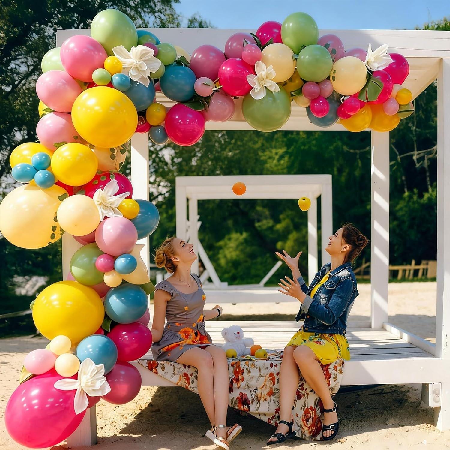Boho Wildflower Balloon Arch Kit | Spring Baby Shower Garden Party Decor