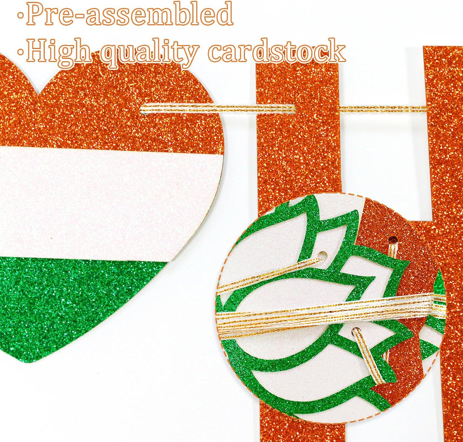 India Independence Day Banner | Pre Strung 15th August Patriotic Garland | Indian Party Decorations
