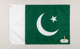 Pakistan Flag 3x5 Feet | Fade Resistant Polyester Outdoor Patriotic Decor